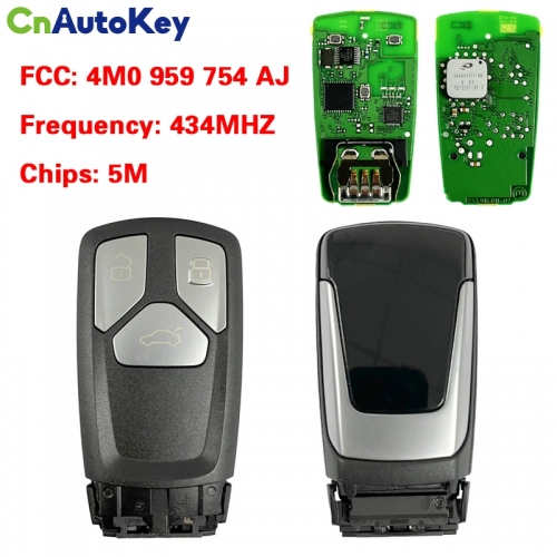 CN008216 For Audi Q7 3 Button 434Mhz FCC:4M0 959 754 AJ 5M Chip