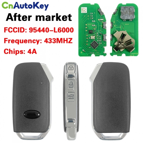 CN051297 For Kia 2022 Smart Key 3Buttons 95440-L6000 433MHz 4A Chip