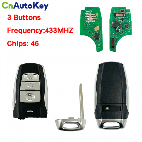 CN075008 3 Buttons Car Keyless Smart Remote Key 433Mhz with ID46 Chip for Great Wall GWM Haval H2 H6 F7 Intelligent Remote Key