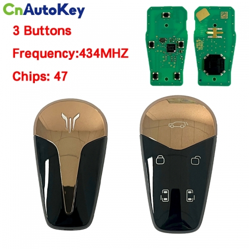 CN058001 Original Car Smart Remote Key 433Mhz for Voyah Dream MPV Car Genuine Keyless Go Smart Remote Key