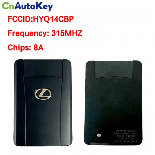 CN052079 OEM unlocked LEXUS HYQ14CBP smart card key keyless entry remote fob transmitter