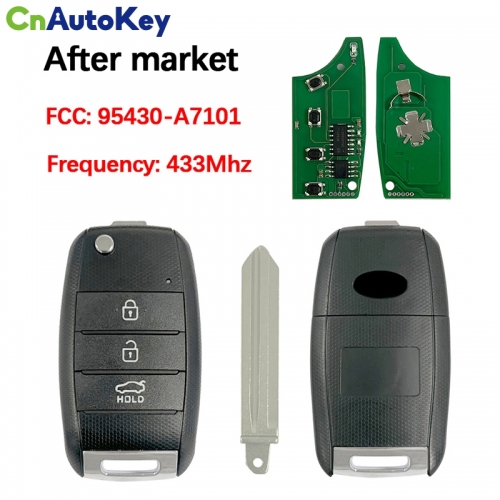 CN051006 2013 - 2016 KIA K3 FORTE REMOTE FLIP KEY OKA 870T(YD) 433MHZ 4D70 Chip 95430-A7100