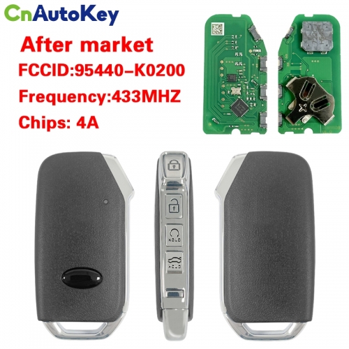 CN051198 KIA Soul 2019 Genuine Smart Remote Key 4 Buttons 433MHz 95440-K0200