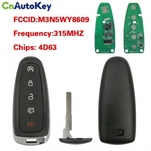 CN018111 (315MHz) 4D63 M3N5WY8609 Smart Key For Remote Key For Ford Escape Titanium Focus
