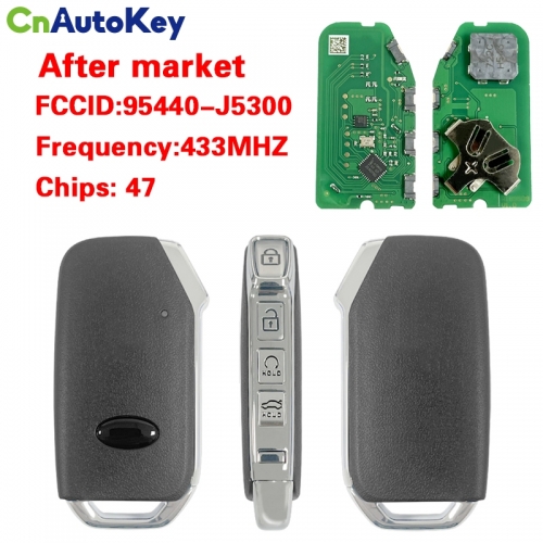 CN051105 For KIA Stinger 2018 (CK) Genuine Smart Remtoe Key 4 Buttons 433MHz HITAG 3 Transponder 95440-J5300