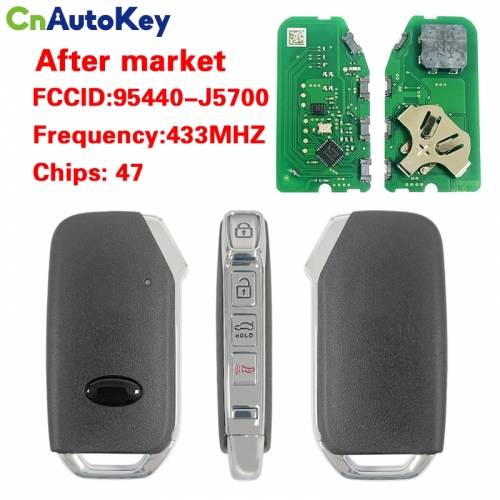 CN051119 For KIA 2020 Genuine Smart Remote Key 4 Buttons 433MHz HITAG 3 Transponder 95440-J5700