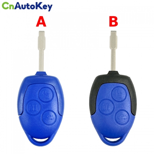 CS018008 Replacement 3 Button Transit Connect Set Remote Key Shell For Ford Blue Case