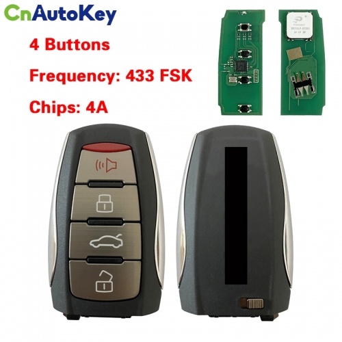 CN075005 Smart Remote Key 433Mhz with 4A Chip for Great Wall GWM New Haval Jolion Car Intelligent Remote Key