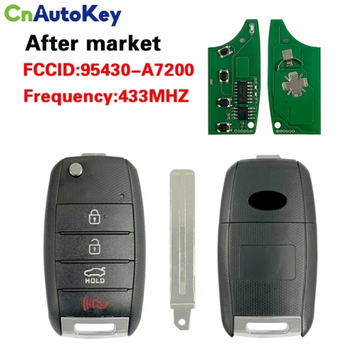 CN051020 kia remote flip key for 2014-2017 kia soul 433MHZ osloka-875t(PS)