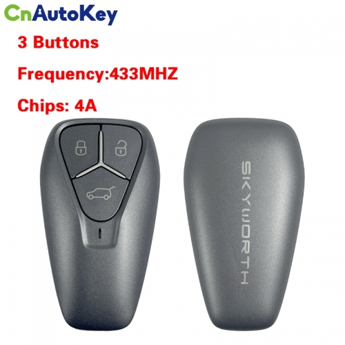 CN101001 Smart Remote Key 433Mhz for SKYWORTH Skywell EV6 ET5 Dayun SKYWELL BE11 Imperium SEV Elaris Beo SEV e-wan