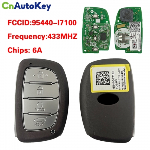 CN020522 OEM For Hyundai Creta 2023 Original Smart Remote Key 4 Buttons 433MHz 6A Chip Part Number 95440-I7100