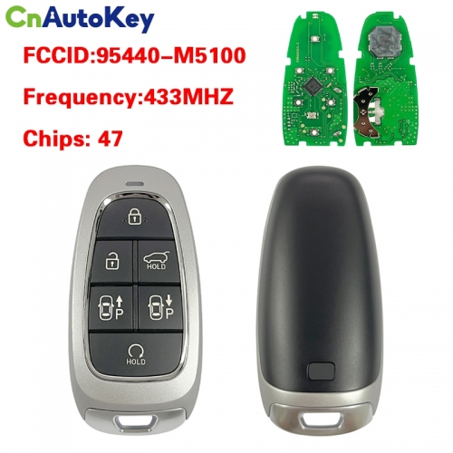 CN020532 Hyundai Nexo 2023 Smart Remote Key 6 Buttons 433MHz 95440-M5100
