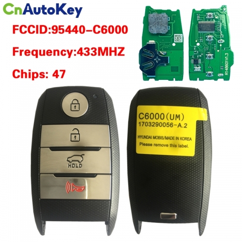 CN051081 KIA SORENTO 2015-2019 SMART PROXIMITY KEY TQ8-FOB-4F06 95440-C6000