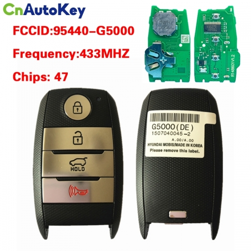 CN051048 KIA Niro Genuine Smart Key Remote 2016 2017 4 Button 433MHz 95440-G5000