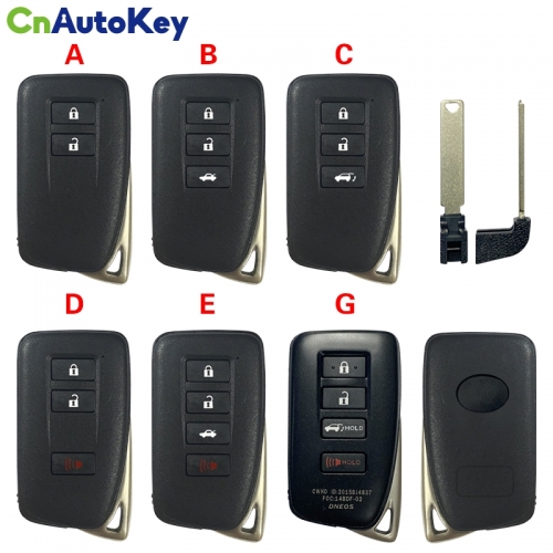 CN052051 car key Fit for Lexus ES GS IS350 LX560 LX570 keyless Smart Remote key F43 61A951-0020 Board FCC ID BG1EK 433.92Mhz