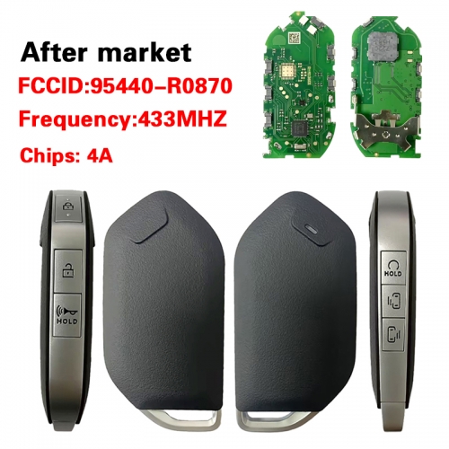 CN051356 Original Board 6 Button Keyless Go Remote FCC 95440 R0870 4A Chip 433Mhz Smart Key Fob For KIA Carnival
