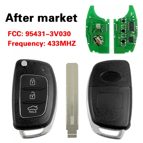 CN020114 2013-2014 Hyundai Azera Remote Flip Key 3B – 433MHZ – 95431-3V030
