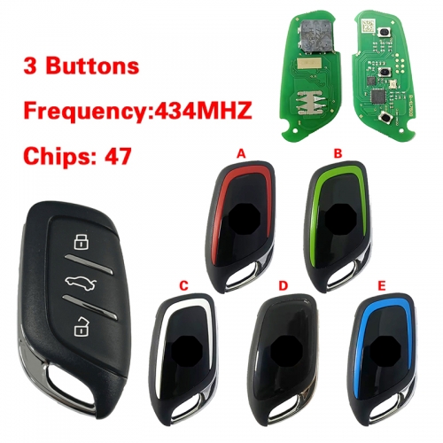 CN097005 Oem Smart Remote Car Key Fpb For MG MG6 HS 2018-2021 Keyless-go Samrt key 433mhz With ID47