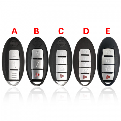 CS027027 3/4/5 Buttons 2006-2014 Remote Smart Key Shell Cover Case For Nissan ALTIMA MAXIMA Murano Versa Teana Sentra