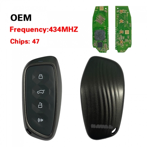 CN075016 OEM 434MHZ ID47 Chip Car Keyless Smart Remote Key for Great Wall GWM HAVAL F7 H3 H7 H6 H9 H5