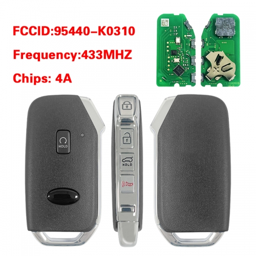 CN051393 For Kia Soul 2021-2022 Smart Key, 5Buttons 95440-K0310 433MHz, SY5MQ4FGE05