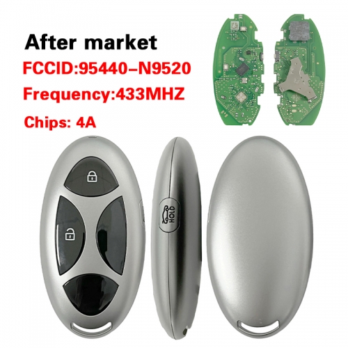 CN020337 Hyundai Tucson 2025 Genuine Smart Remote Key 3 Buttons 433MHz 95440-N9520