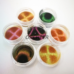 3D Magnetic Chameleon pigment, Color change cat eyes powder