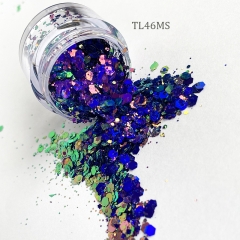 Chameleon glitter pigment