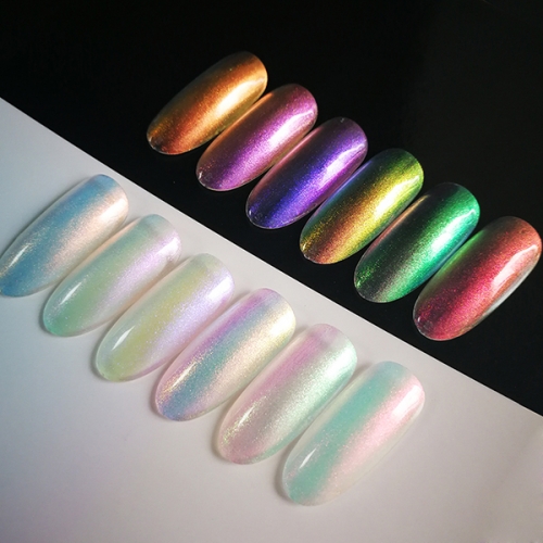 Chameleon Aurora Nail Powder, Mermaid Chrome pigment