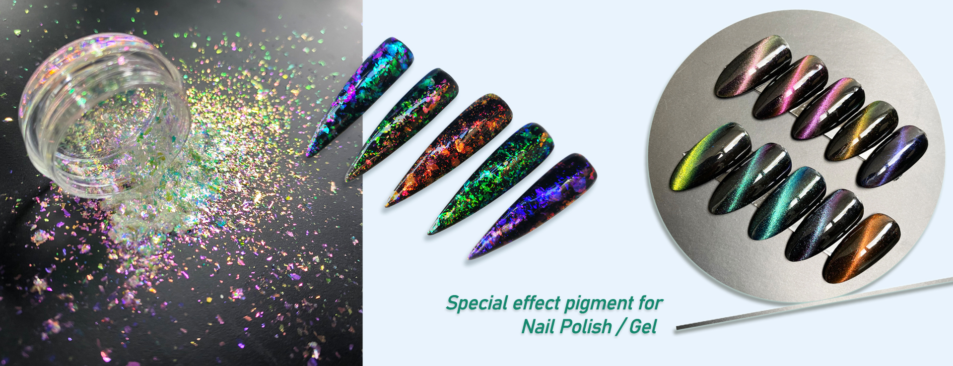 Nail gel , nail polish pigment