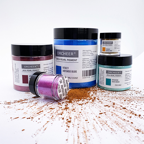 Mica pigment powder in 100g, 50g, 20g, 10ml plastic jar, for Epoxy resin, candle, soap, slime, cosmetics, nails