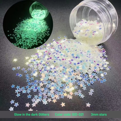 Glow in the dark Glitter pigment