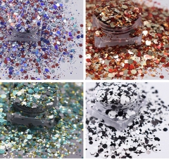 Mixed chuncky glitters