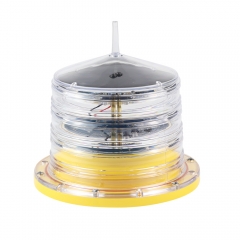 Low Intensity Solar Powered Aviation Obstruction Light