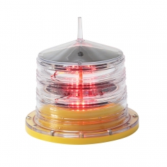 Low Intensity Solar Powered Aviation Obstruction Light