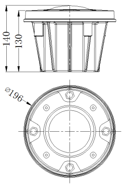 Helipad FATO/TLOF Inset Perimeter Light