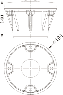 Heliport Inset Taxiway Center Lines Light