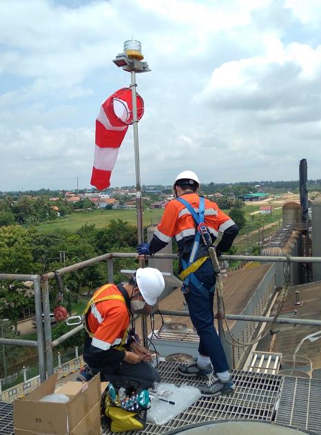 Solar Vane Project of a Factory in Vientiane, Laos