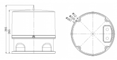 Three Colors Beacon Light For Heliport and Airport