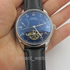 Silver Case, Blue Dial