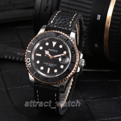 Black Dial, Rose Gold Bezel