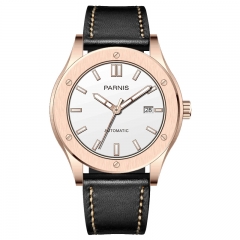 Rose Gold Case White Dial