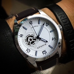 Stainless Case White Dial