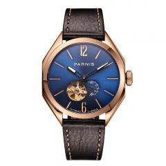 Rose Gold Case Blue Dial