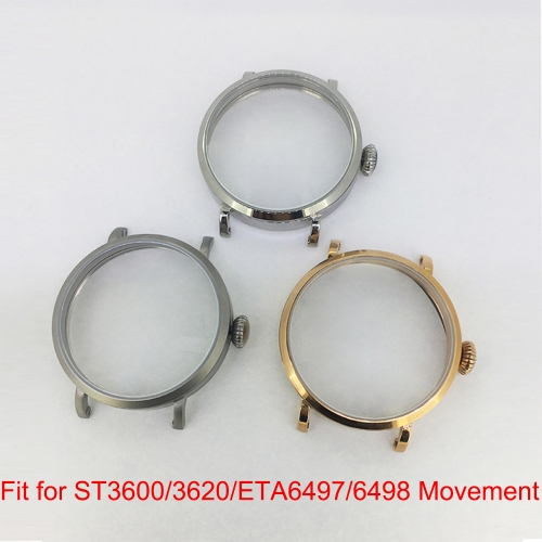 46mm Saphirglas Armbanduhr Gehäuse für ST3620 / 3600/6497/6498 Uhrwerk