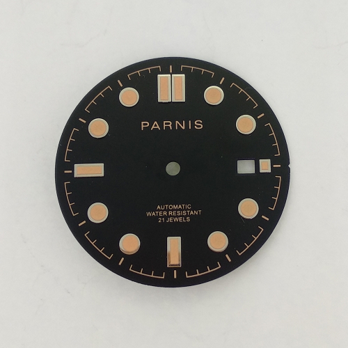 32.5mm Часы с люминесцентным циферблатом для Японии Miyota8215 Movement Parnis Wirstwatch Plate