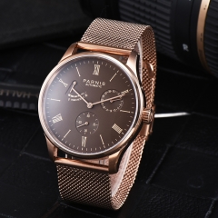 Brown Dial,Rose Gold Stainless Bracelet