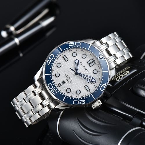 42mm Parnis New Arrival Miyota8215 Automatic Mechanical Men Wristwatch