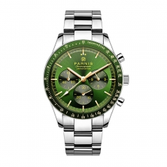 Green Dial,Stainless Band