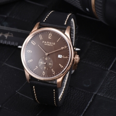 Rose Gold Case,Coffee Dial